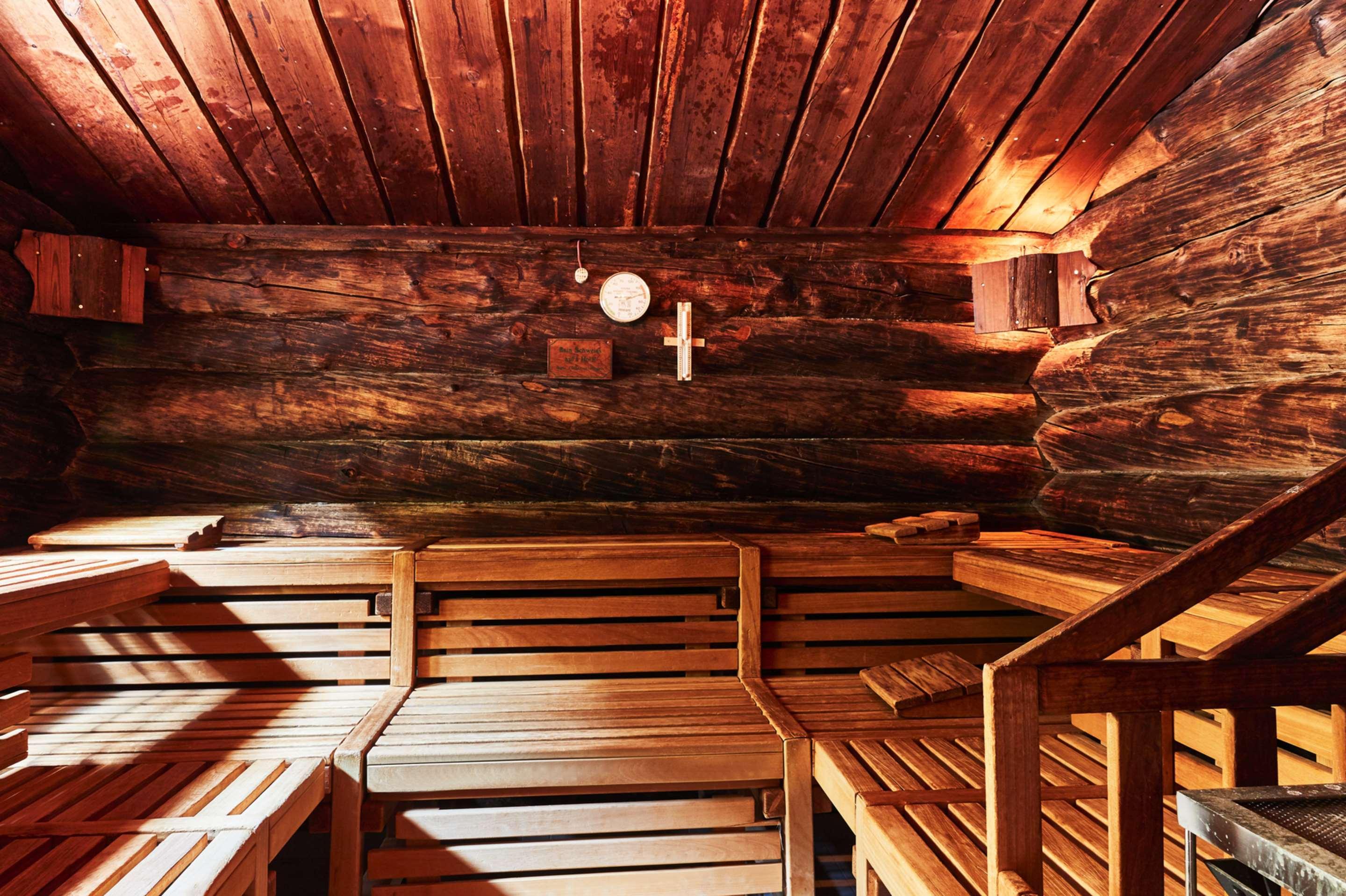 فندق وسبا شتيجنبرجر باد بيرمونت المظهر الخارجي الصورة The interior of a Finnish sauna